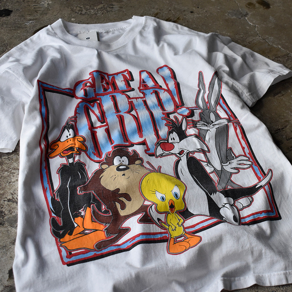 90's～　Looney Tunes/ルーニー・テューンズ 　"Get A Grip" Tee　230811