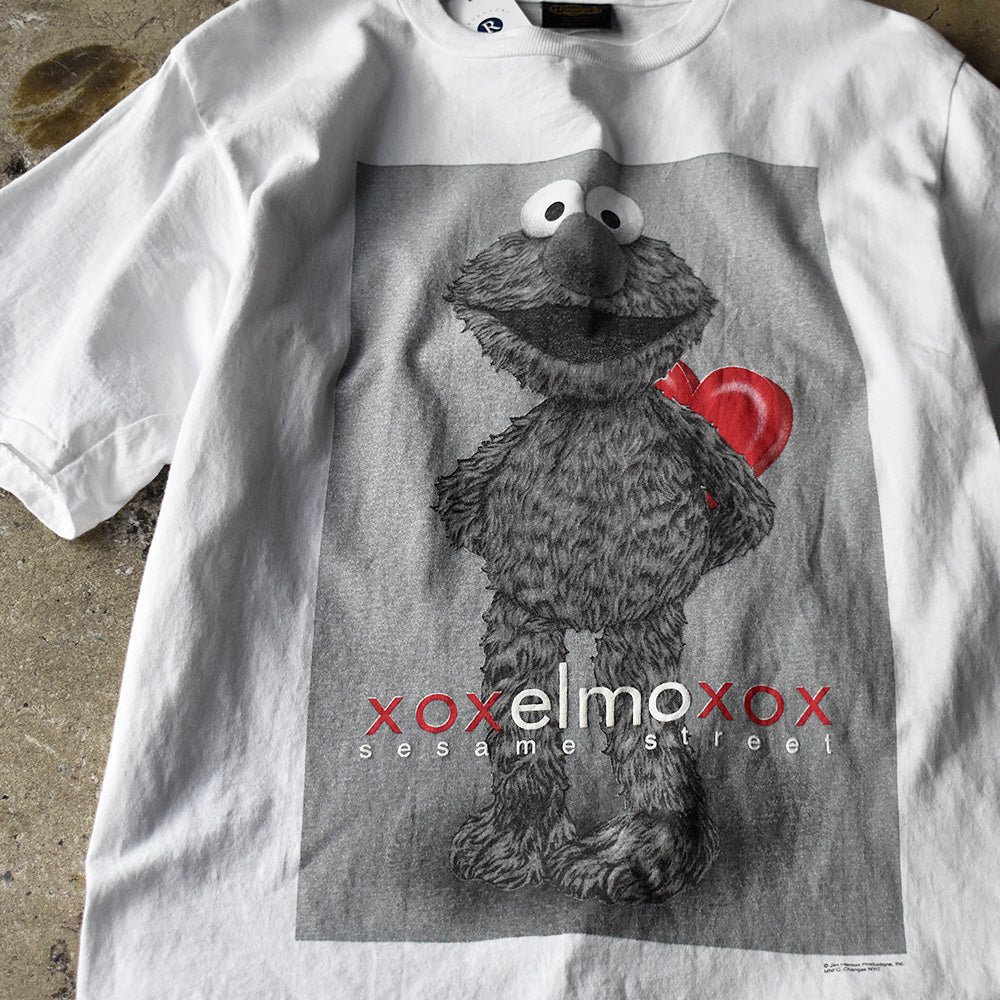 セサミストリート エルモ xoxelmoxox Tシャツ 1990年 USA製 ヴィンテージ