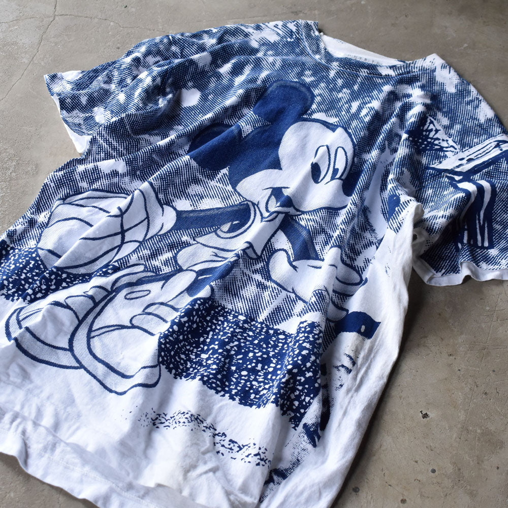 90’s Disney “Mickey” AOP！ Tシャツ USA製 230924
