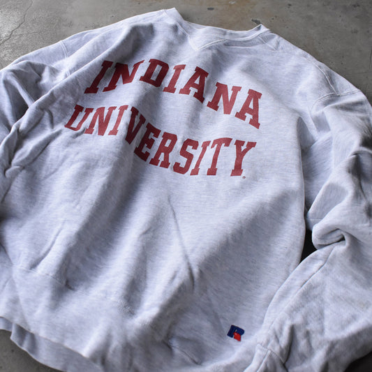 90’s RUSSELL ATHLETIC “Indiana University” リバースタイプ スウェット USA製 231227