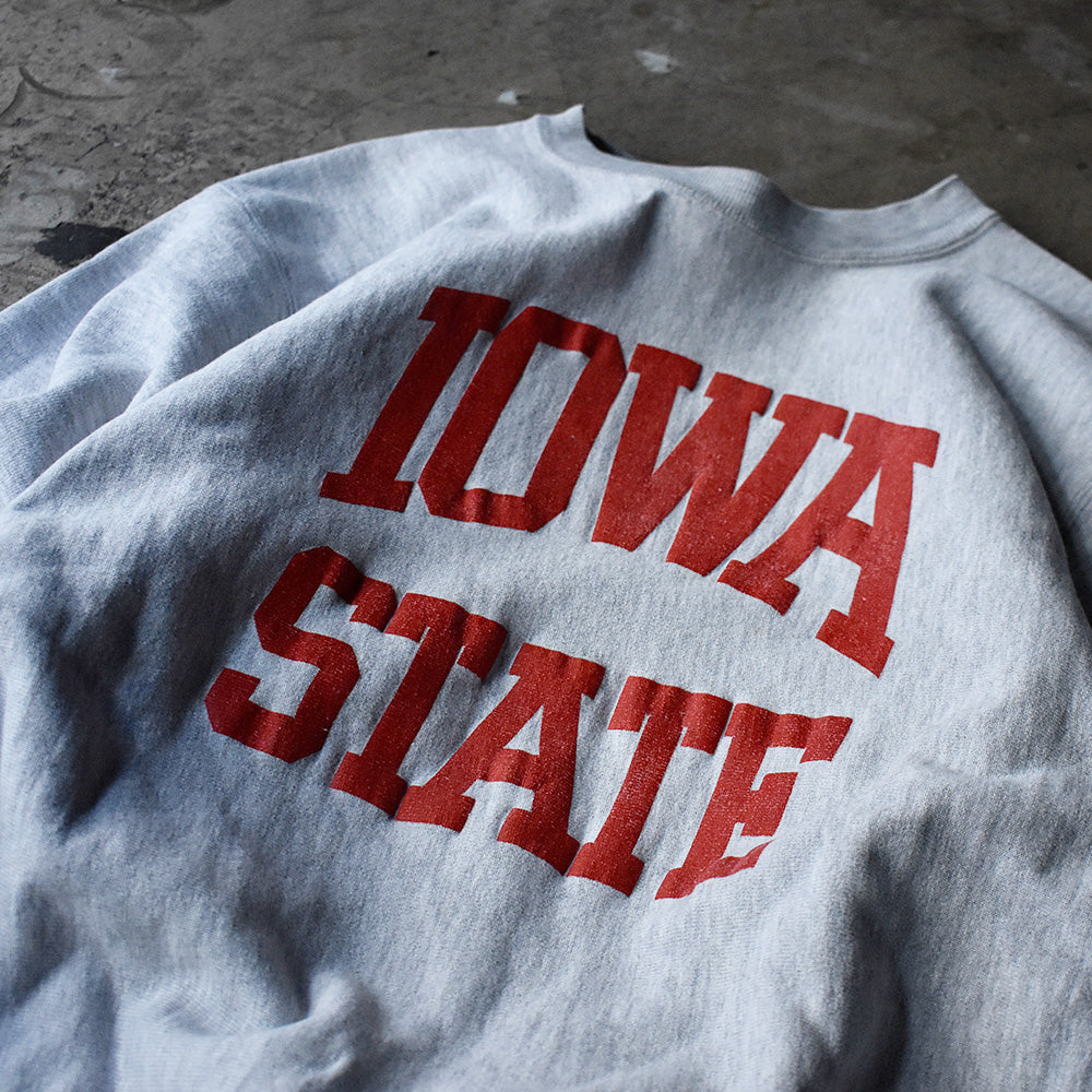 90's Champion “IOWA STATE” RWスウェット USA製 240105H