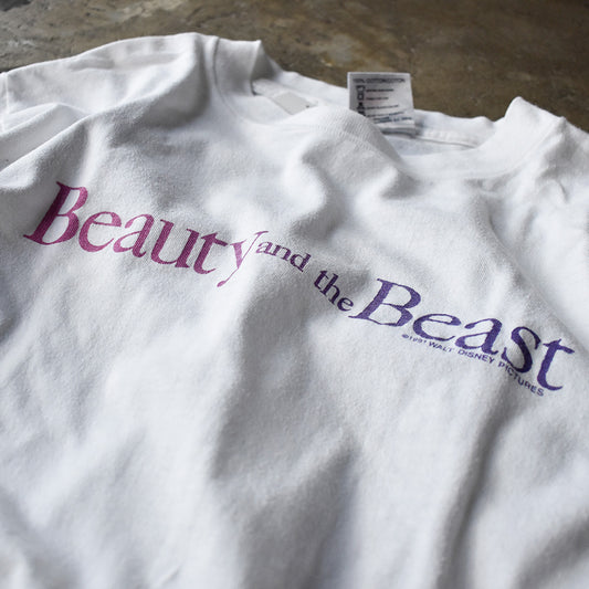 90's Disney “Beauty and the Beast“ Tシャツ USA製 250519H