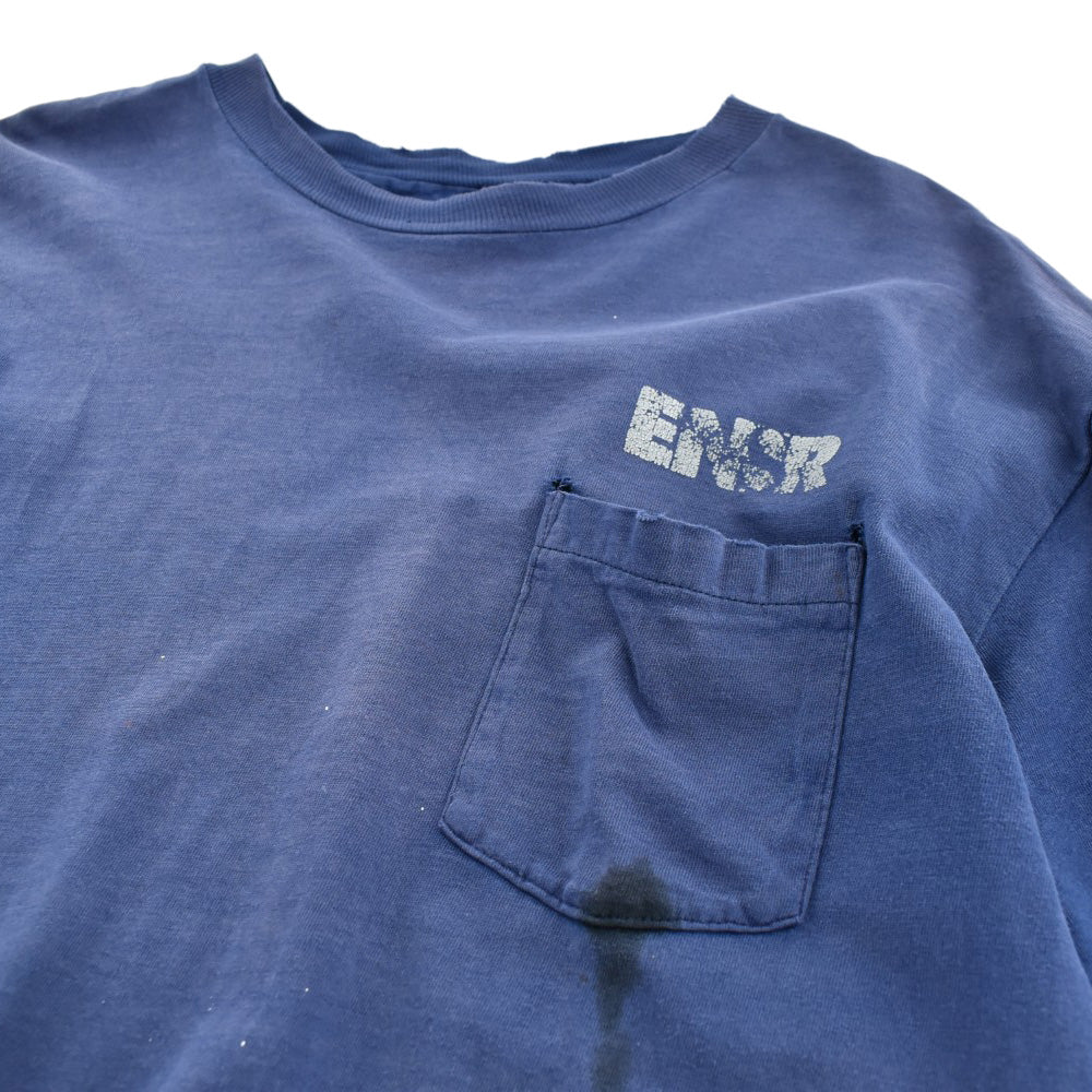 90's Hanes フェード&BORO ナス紺 ポケT 260911H – LABORATORY®
