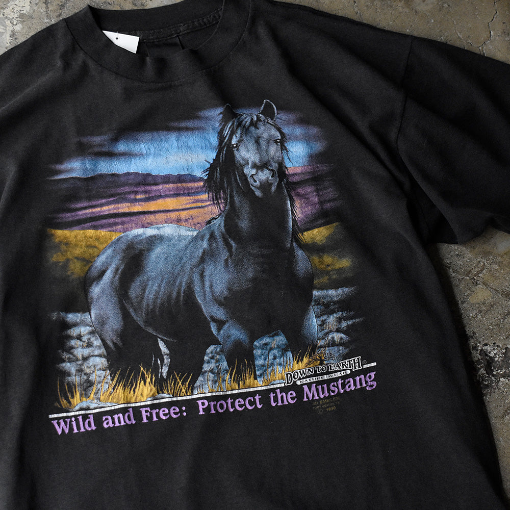 3D EMBLEM ホース グラフィックTシャツ 1990年 USA製 ヴィンテージ