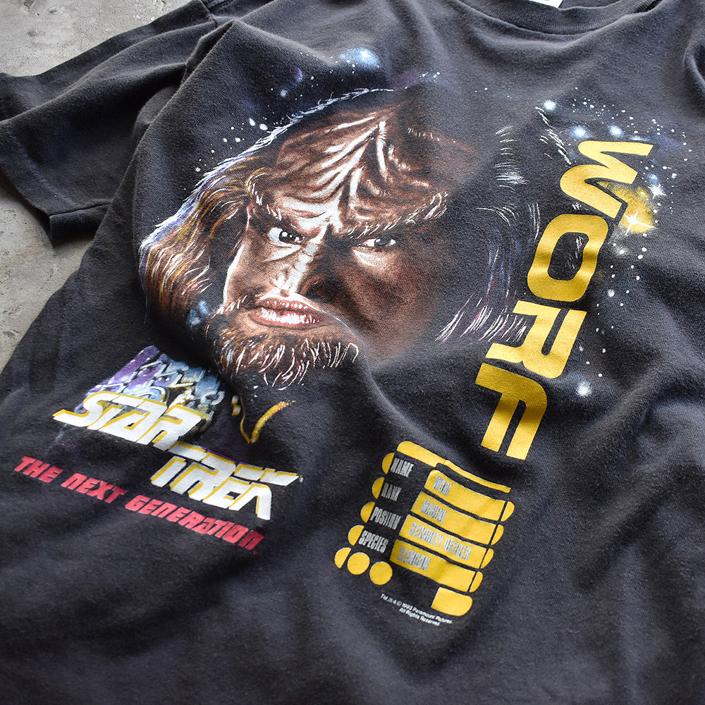 90's　Star Trek : The Next Generation/新スタートレック “Worf” Tシャツ　USA製　230809