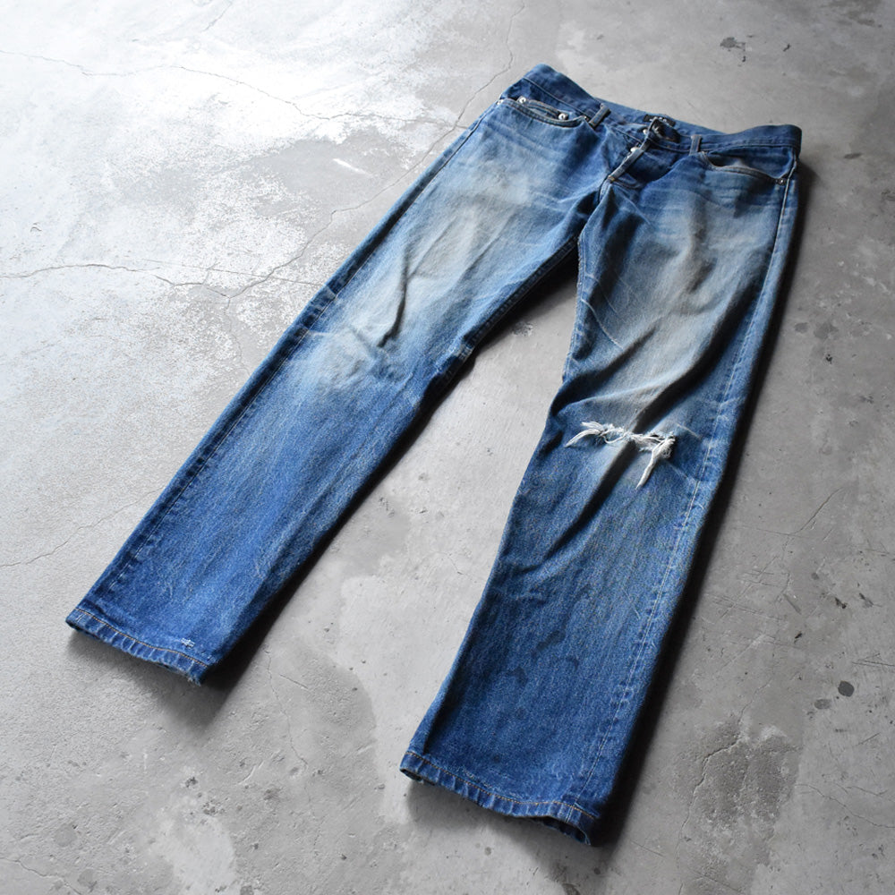 A.P.C. NEW STANDARD ダメージ！ヒゲ！ハチノス！ ストレート デニムパンツ 240906