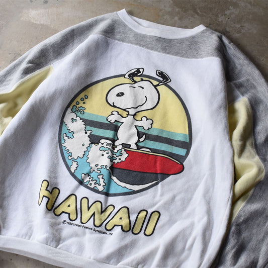 90’s PEANUTS “SNOOPY” キャラクター スウェット 250930H