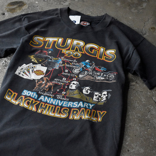 90's Harley-Davidson “STURGIS” Motorcycle Bike Tシャツ 250426H