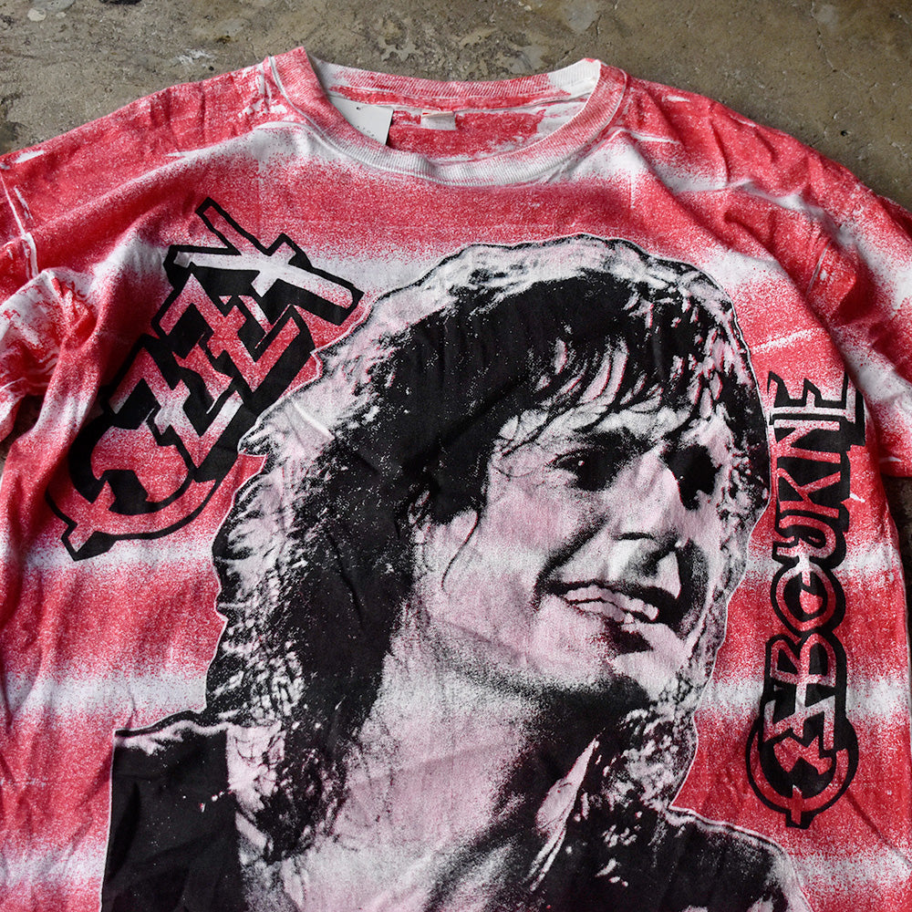 90's AOP！ Ozzy Osbourne×Motörhead “Randy Rhoads Memorial” Tシャツ 250622H