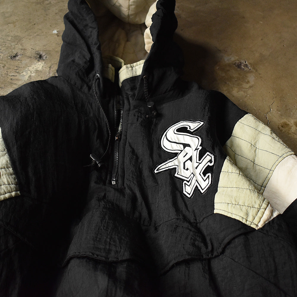 90's StarPlayer MLB “Chicago White Sox“ フード付き パフジャケット 250115H