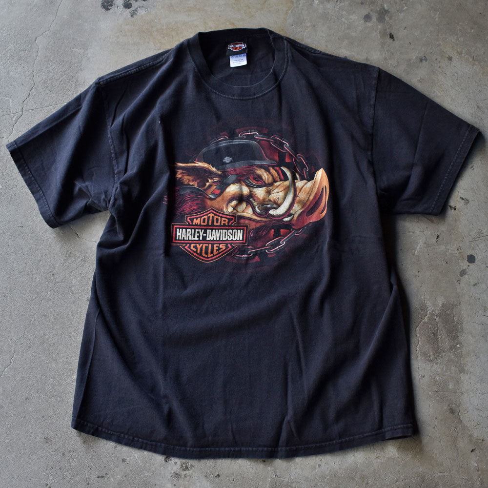Y2K Harley-Davidson “Pig” Tシャツ 231013