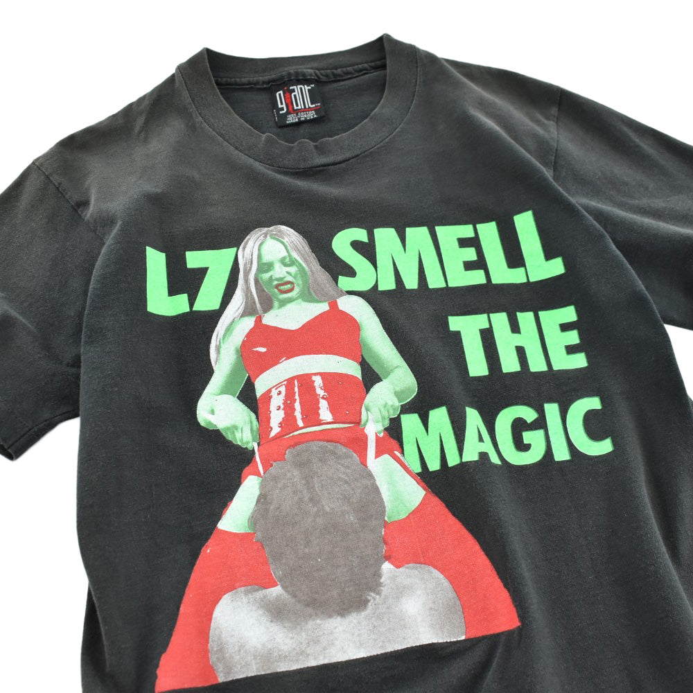 90's L7 "Smell the Magic" グランジ ロックTシャツ 260710HFK2