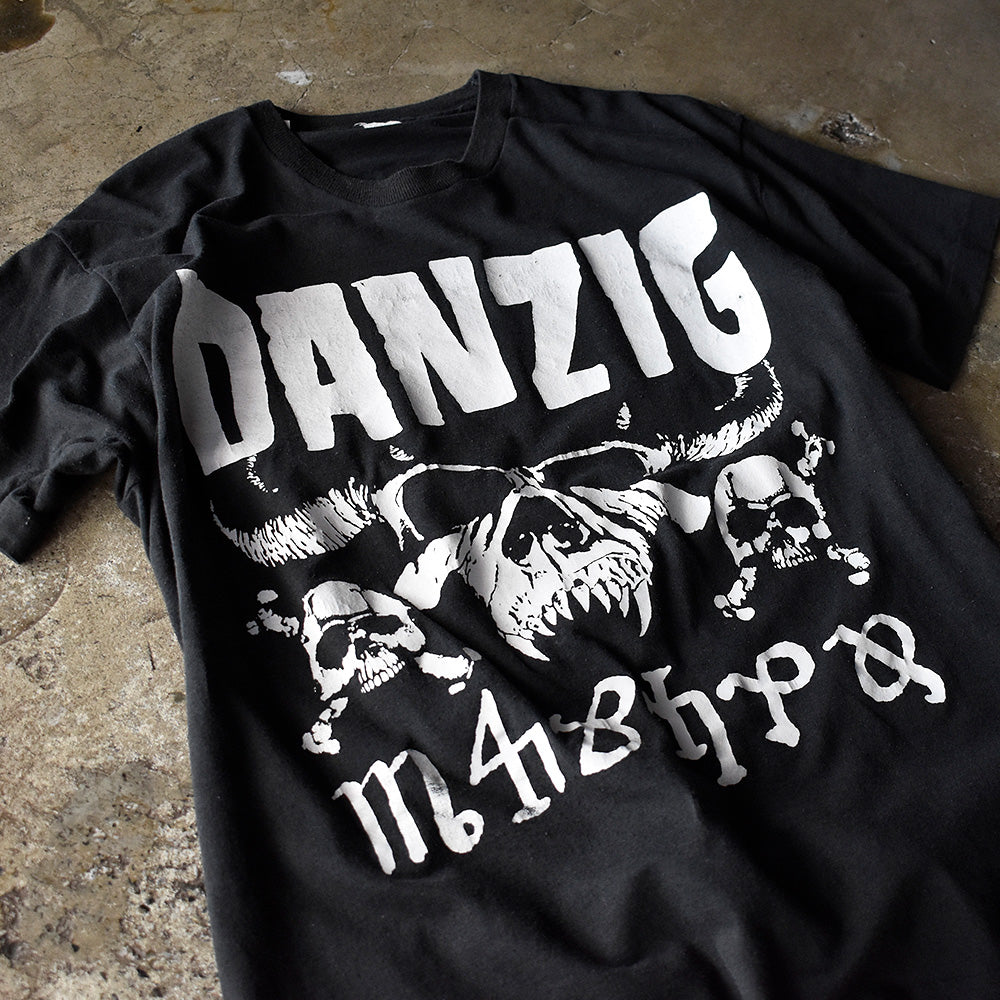 ダンジグ Danzig 4P 両面グラフィック ツアーTシャツ 1994年 シングルステッチ ヴィンテージ