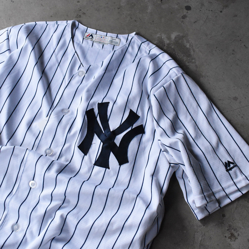 Majestic “MLB New York Yankees“ ベースボール ゲームシャツ 241115