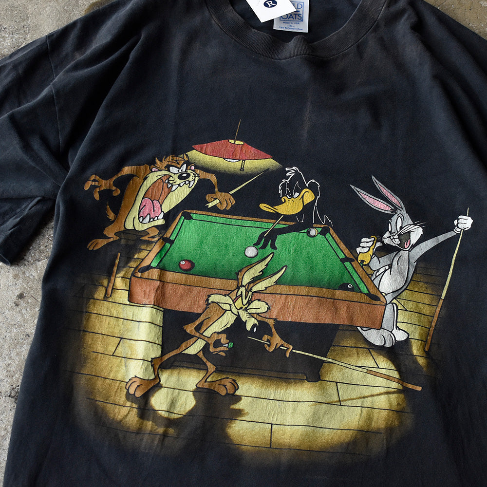 90's Looney Tunes “billiards” 海外アニメ キャラ Tシャツ USA製 250704H
