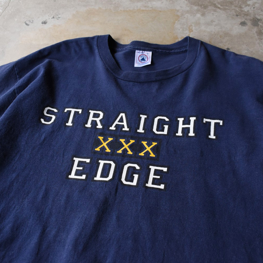 90’s STRAIGHT EDGE “DRINKING SUCKS!” メッセージTシャツ 251125H