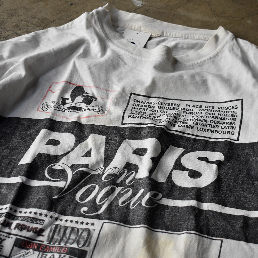 90's “VOGUE PARIS” Tシャツ Euro製 240315H