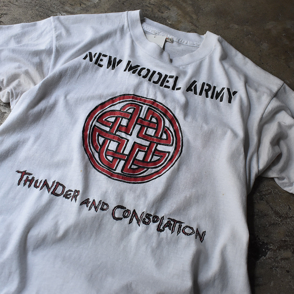 80's　New Model Army/ニュー・モデル・アーミー　"Thunder and Consolation" Tour Tee　230509H