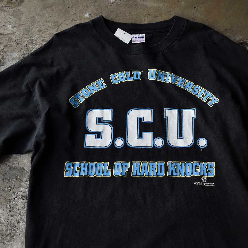 90's WWF “STONE COLD UNIVERSITY” プロレス Tシャツ 250702H