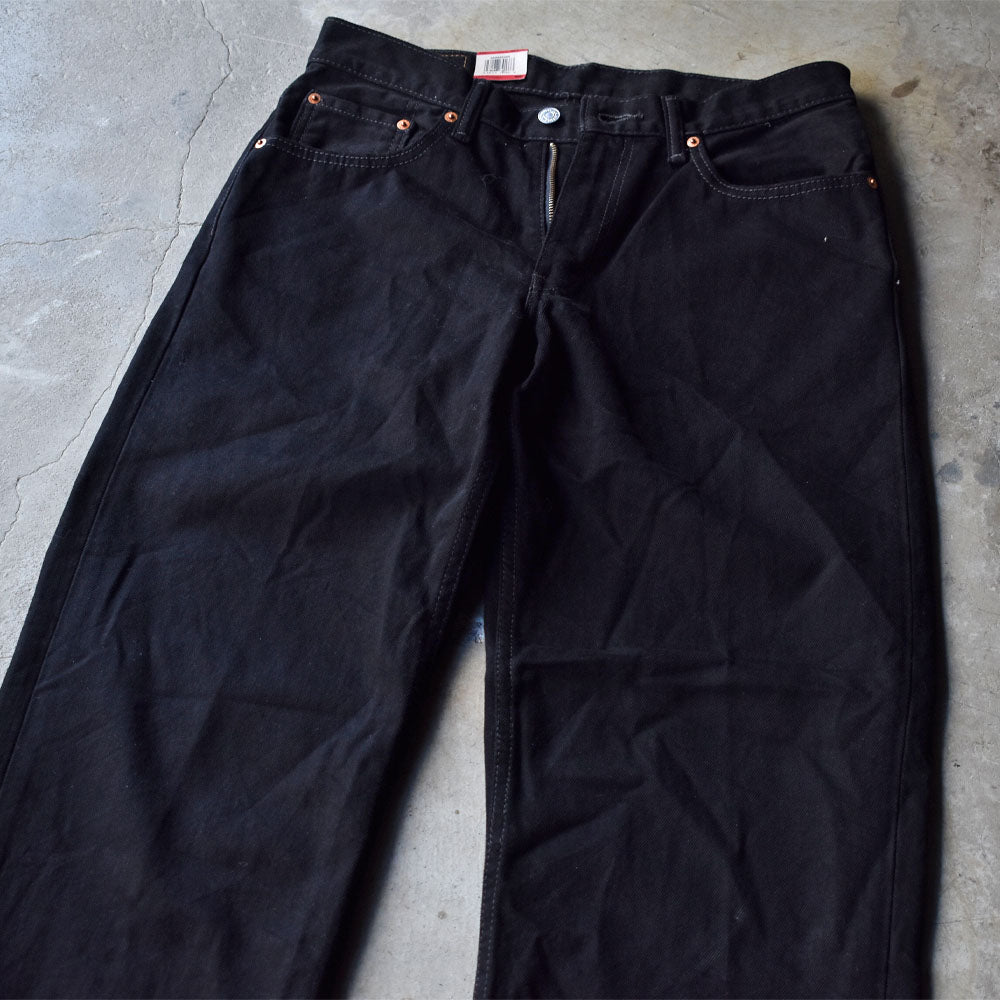 デッドストック！ Levi's 550 “RELAXED” ブラックデニムパンツ 231226