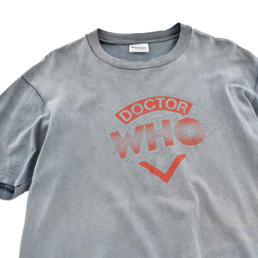 80's Doctor Who 鬼フェード ムービーTシャツ 260915H