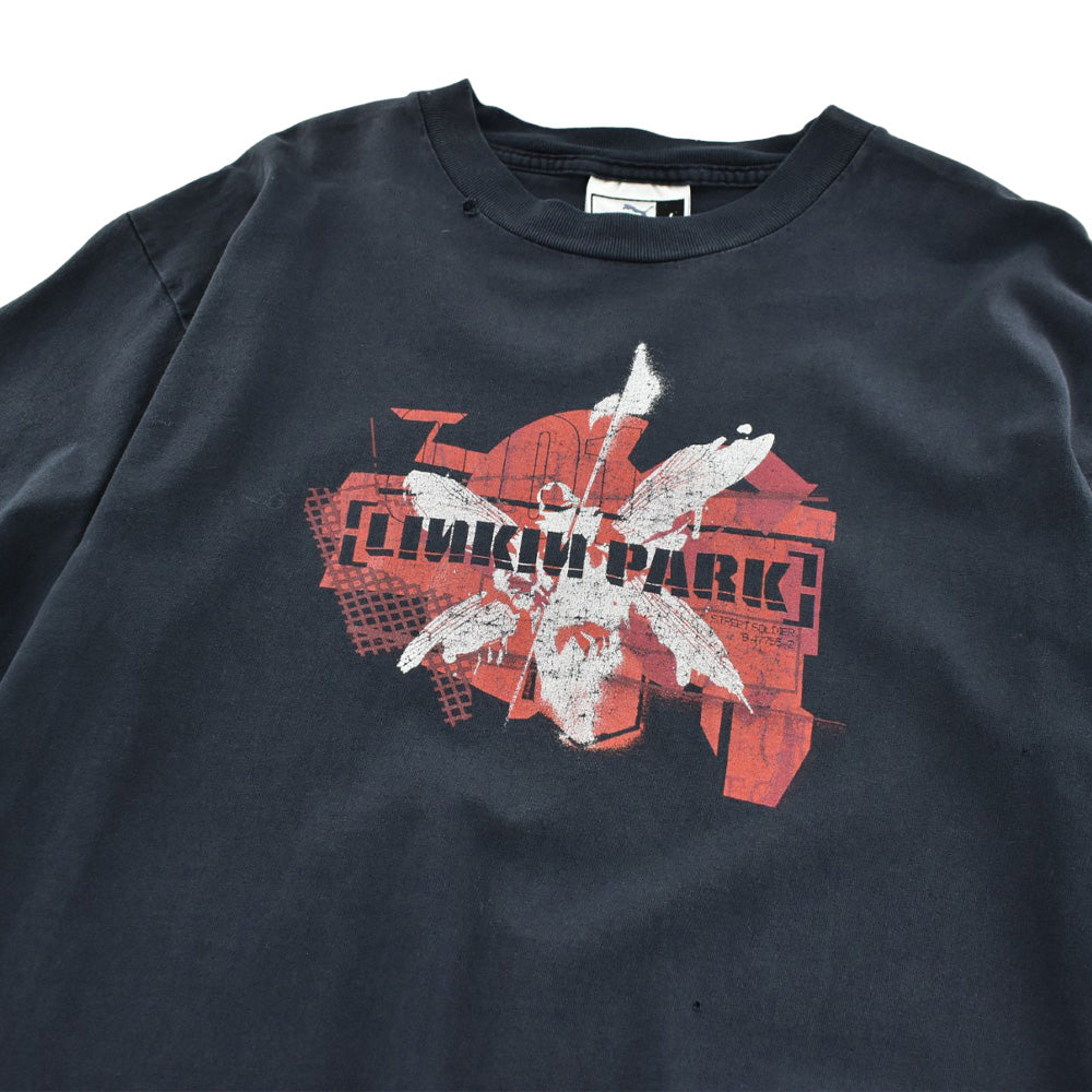Y2K Linkin Park × Puma "STREET SOLDIER" ニューメタル ロックTシャツ 260724H