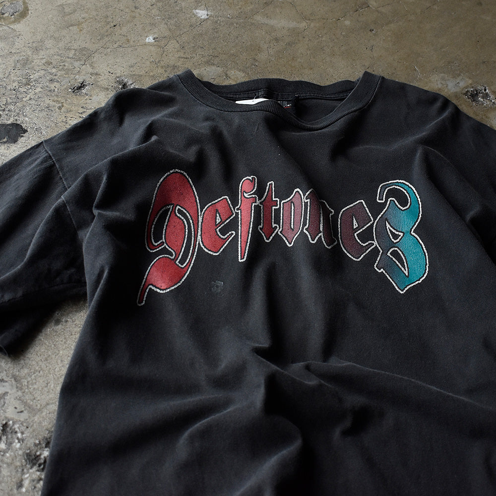 デフトーンズ Deftones グラデーションプリント Tシャツ 90年代 ギルダン L ヴィンテージ