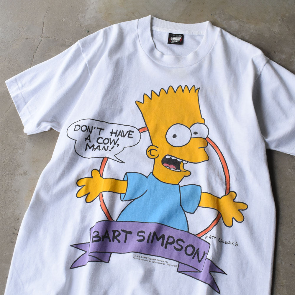90's SCREEN STARS “The Simpsons / BART” キャラクター Tシャツ USA製