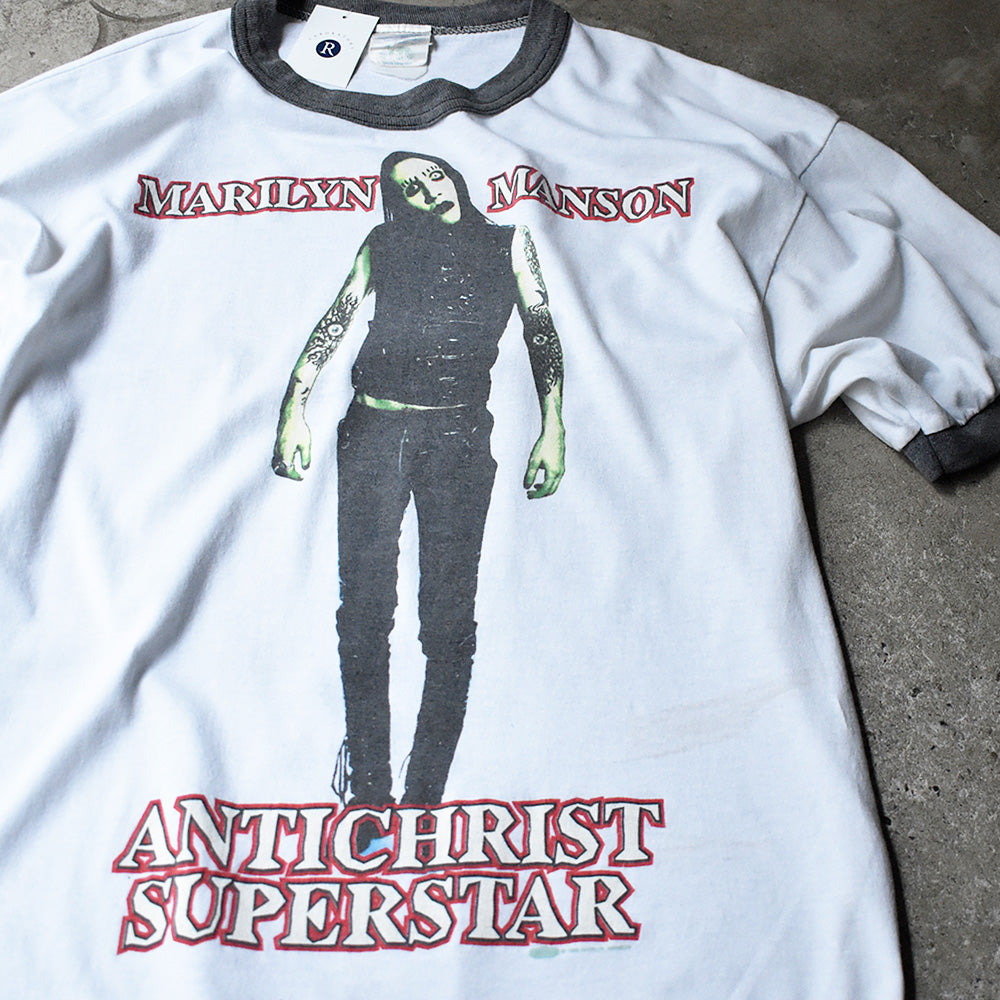 マリリン・マンソン ANTICHRIST SUPERSTAR リンガーTシャツ 1996年 winterland ヴィンテージ