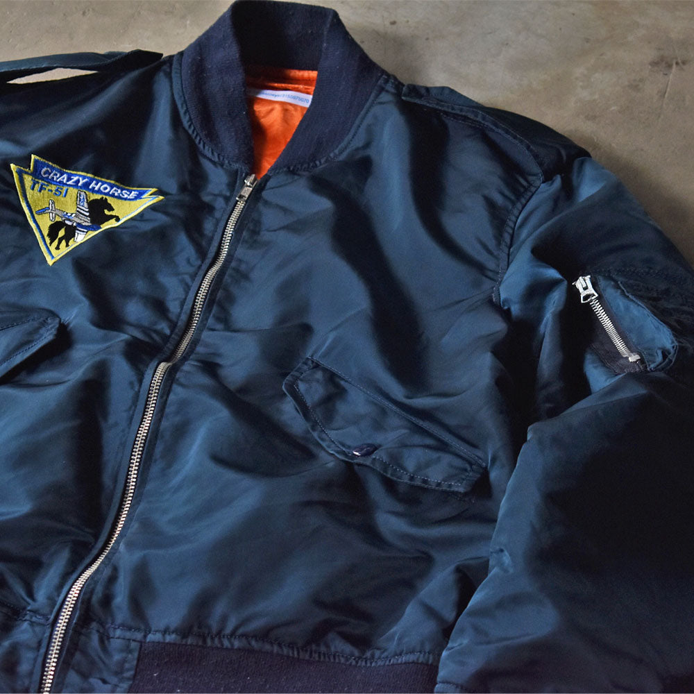 Y2K ALPHA INDUSTRIES L-2B ワッペン付き フライトジャケット 240508