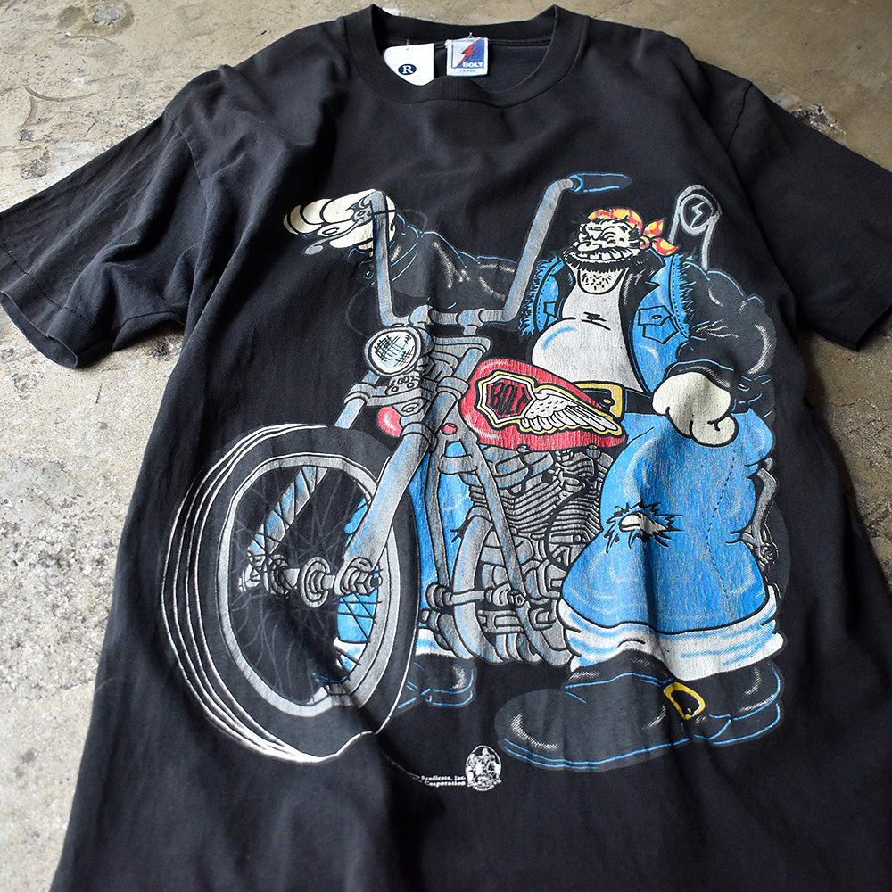 90's POPEYE bike BRUTUS！ Tシャツ USA製 240406H