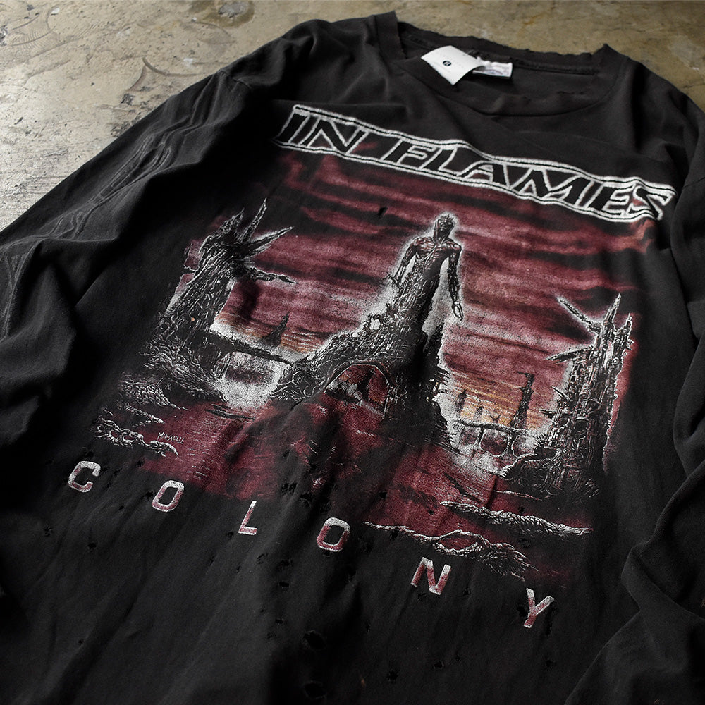 90's IN FLAMES “Colony” ロングスリーブTシャツ 231120H