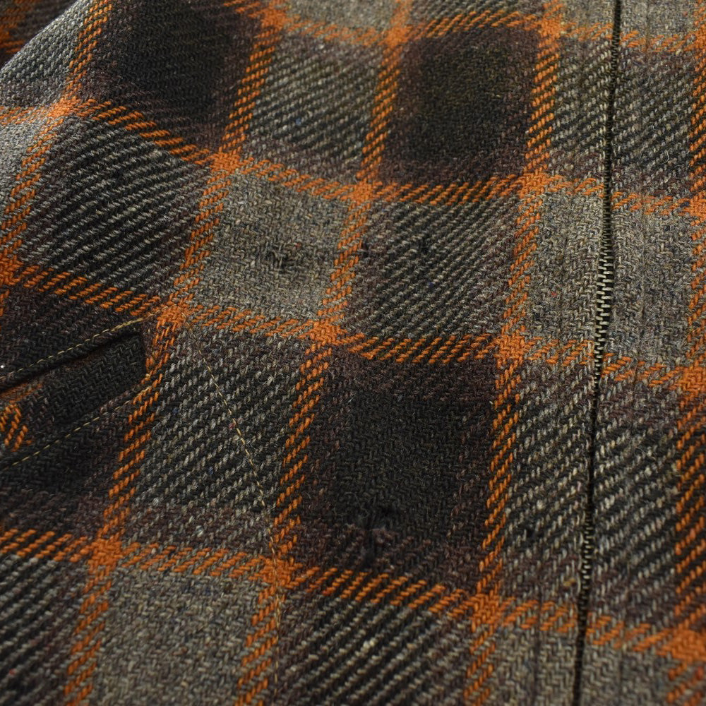 40’s ウールチェック スポーツジャケット  260109H