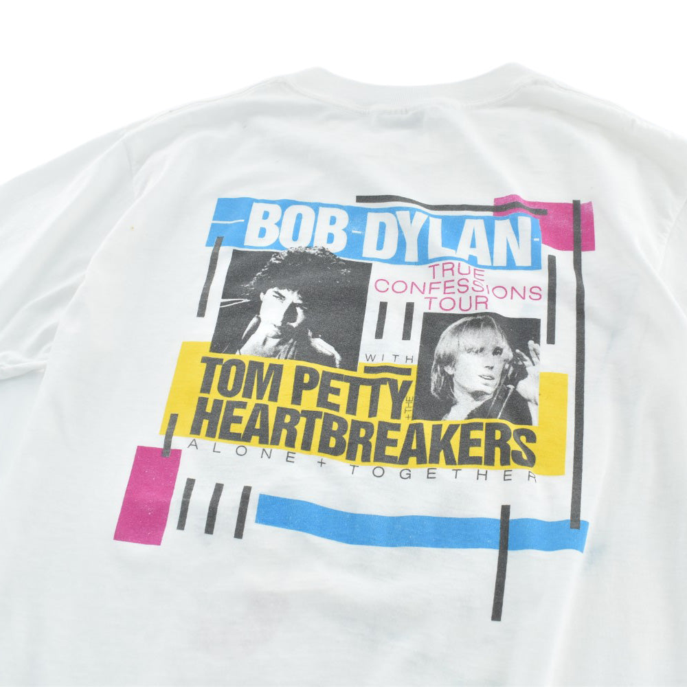 80's Bob Dylan × Tom Petty "TRUE CONFESSIONS TOUR" ロックTシャツ 260821H