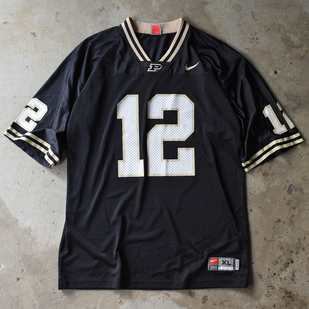 Y2K NIKE “ Purdue Boilermakers #12“ ホッケー ゲームシャツ 240621