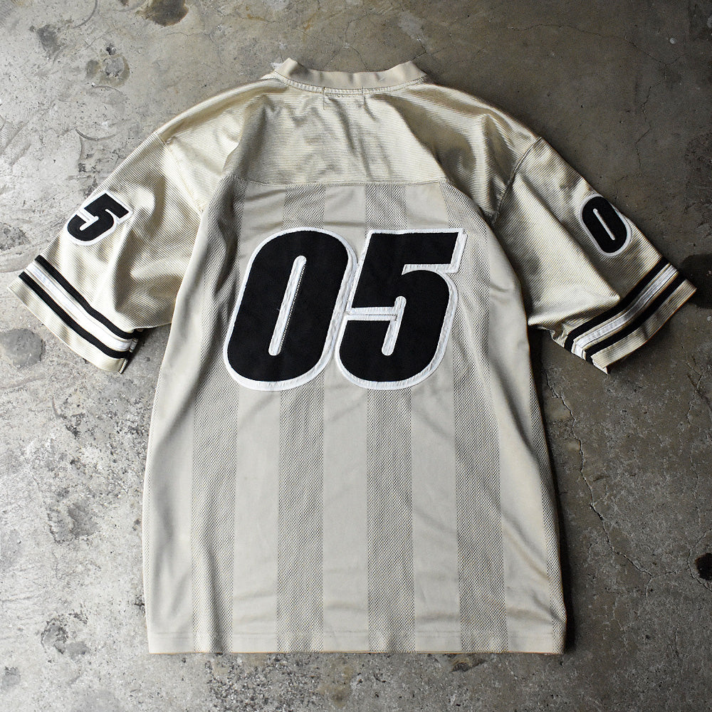Y2K FUBU ホッケーシャツ シャンパンゴールドカラー USA製 250611H