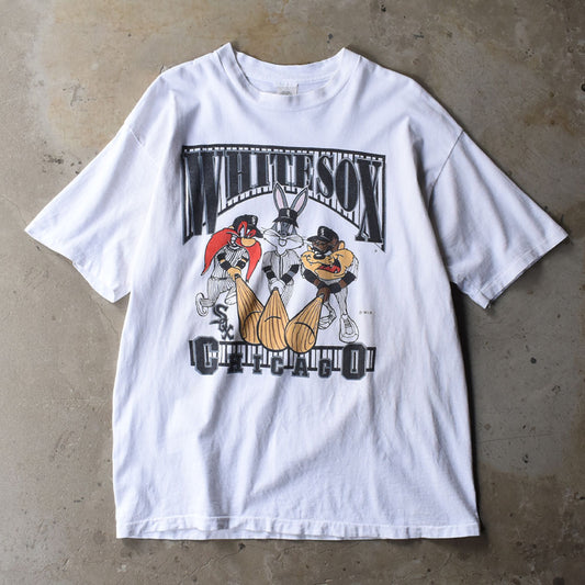 90’s Looney Tunes ”MLB CHICAGO WHITE SOX” キャラクター Tシャツ USA製 250529