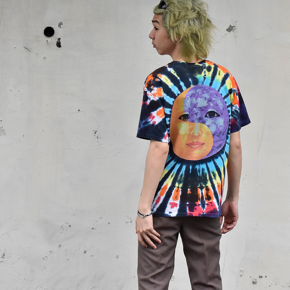 90's “Sun ＆ Moon” タイダイTシャツ 250529H