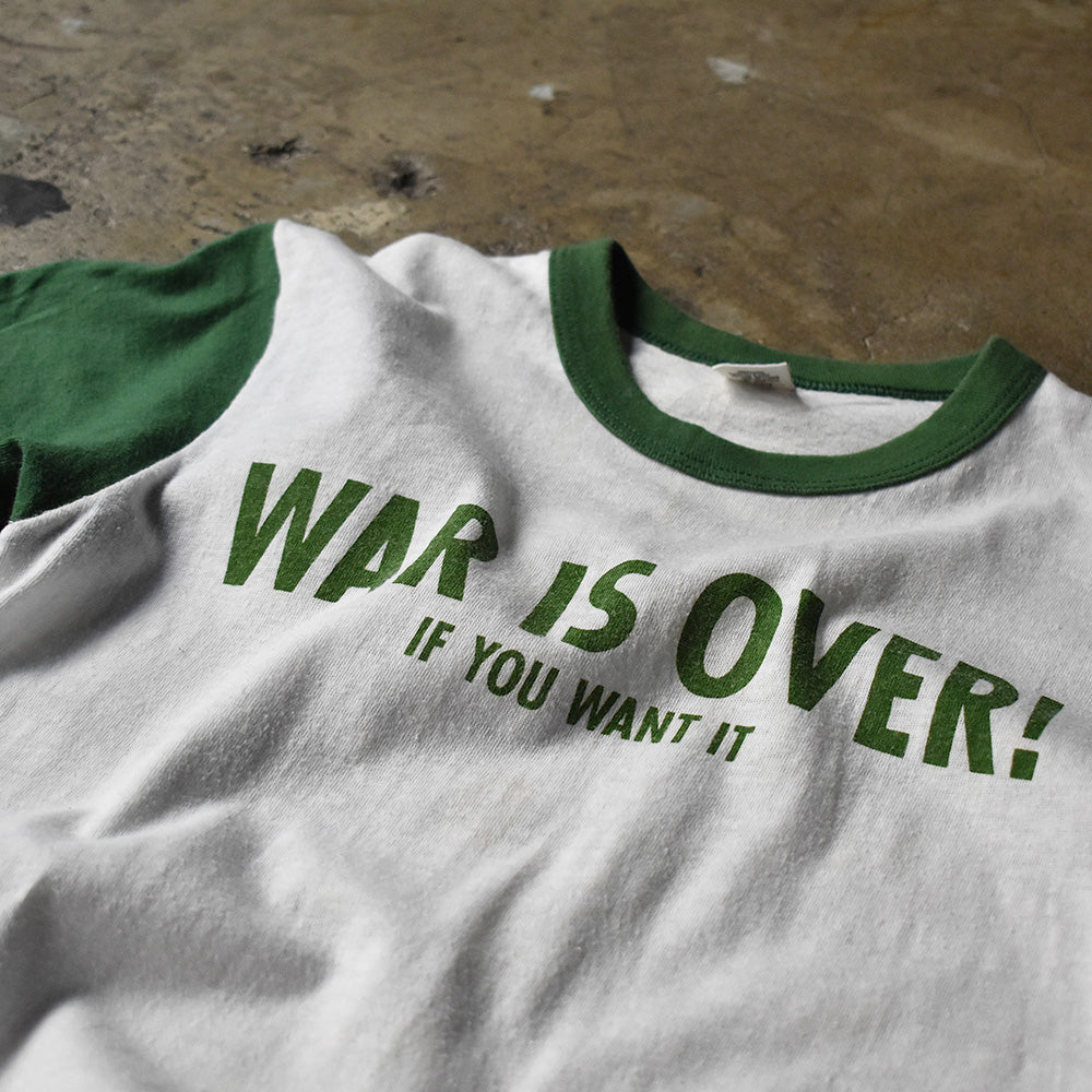 70's John ＆ Yoko “Happy Xmas （War Is Over）“ Tシャツ 241225H