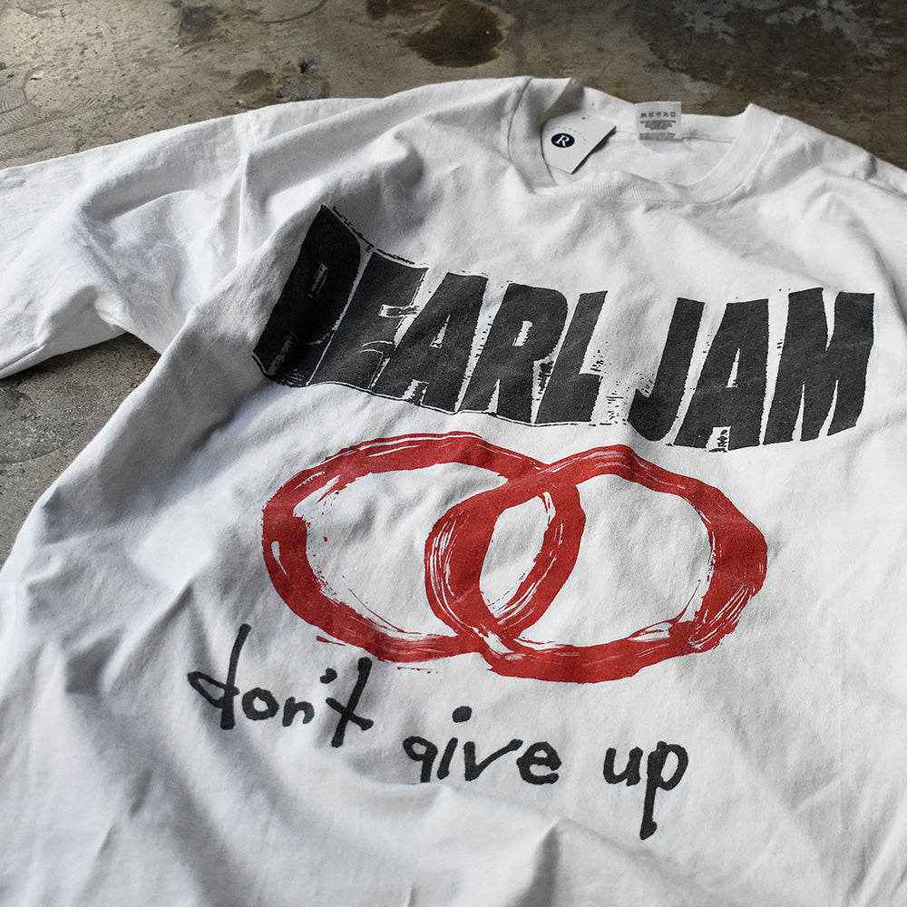 パール・ジャム Don't Give Up ヨーロッパツアーTシャツ サークルグラフィック 90年代 XL ヴィンテージ