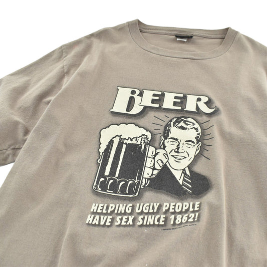 90’s “BEER & SEX” ジョークTシャツ USA製 260619H