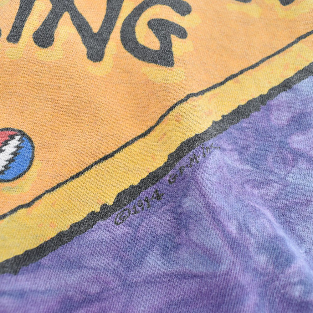 90's Liquid Blue Grateful Dead "Just Keep Truckin' On" タイダイ ロックTシャツ 260714H
