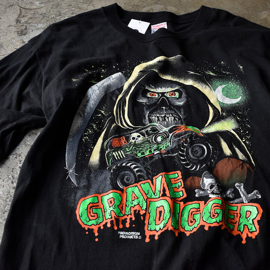 90's “GRAVE DIGGER“ モンスタートラックTシャツ USA製 240614