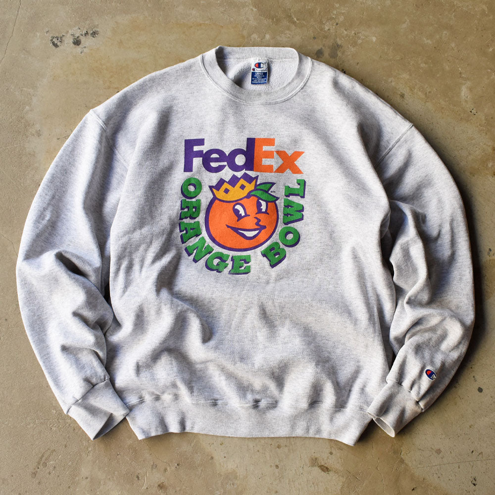 90’s Champion “FedEx” 企業ロゴ プリント スウェット 240917