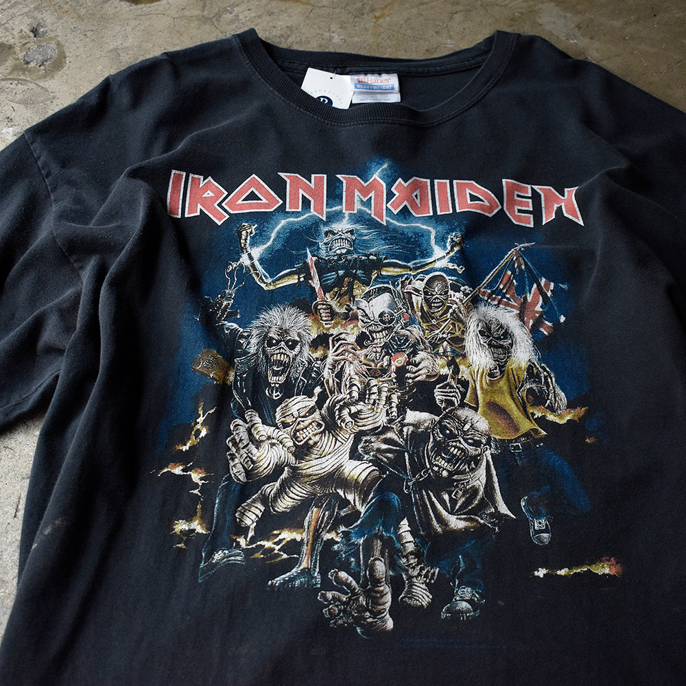 アイアン・メイデン Best of the Beast スカル ジャケットデザイン Tシャツ 2000年代初頭 古着