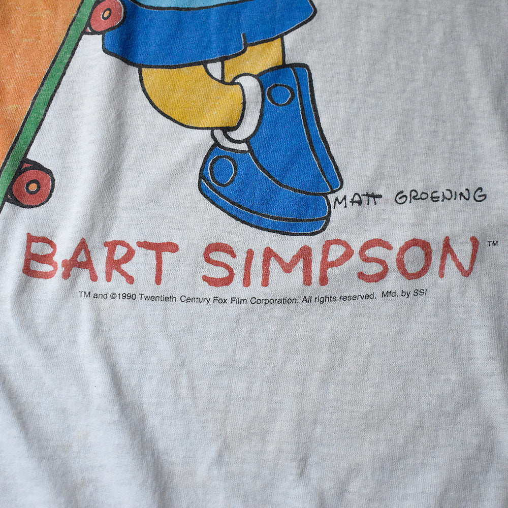 90's The Simpsons Skate！ “Bart Simpson” Tシャツ USA製 240516H