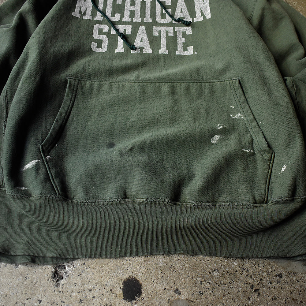 Y2K ダメージ！ Champion “Michigan State” RWパーカー 250115H