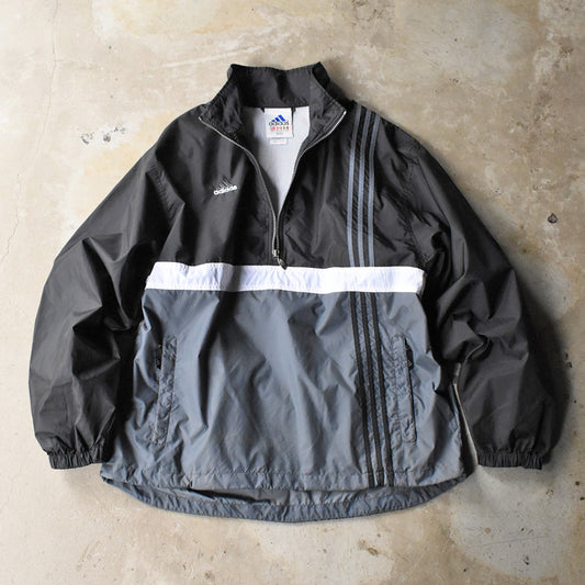 90’s adidas ハーフジップ ナイロン トラックジャケット 250526