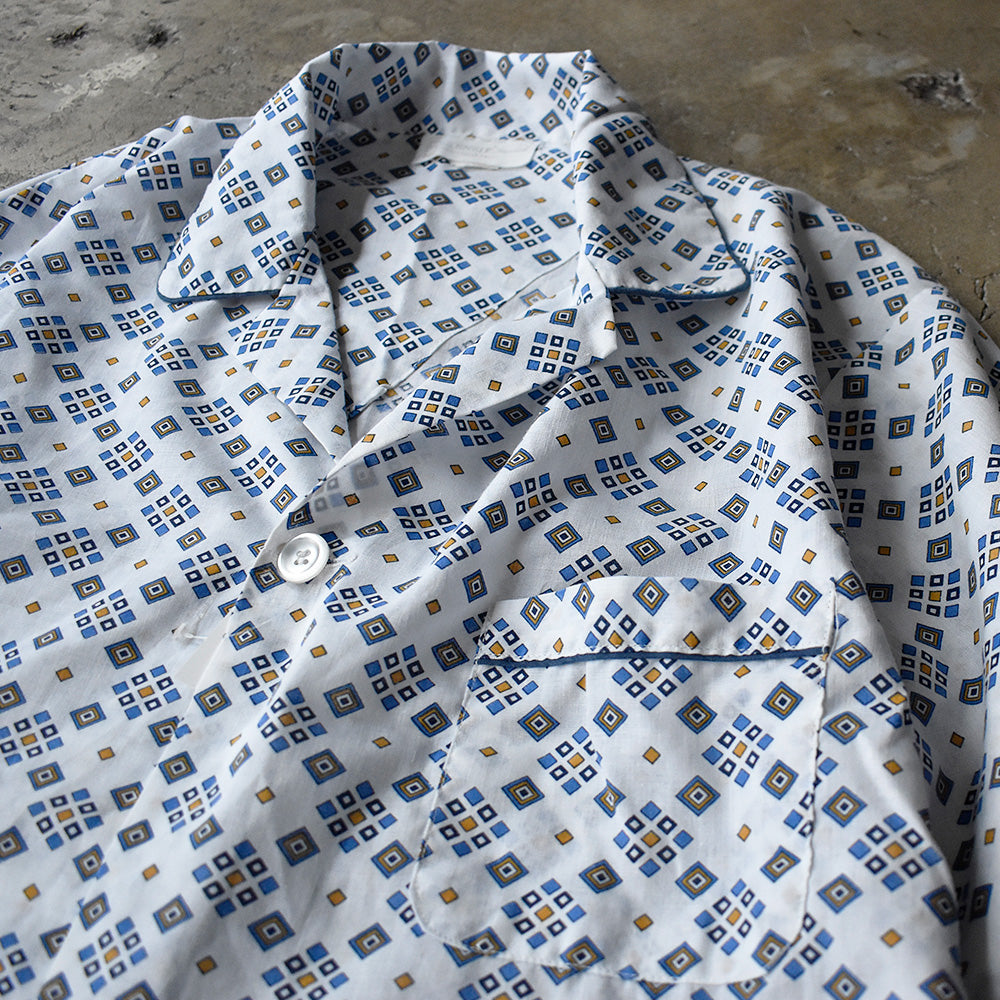 60's-70's McKENZIE Imperial 総柄 スリーピングシャツ 250524H