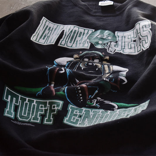 90’s Looney Tunes “NFL NEW YORK JETS” スウェット 231218